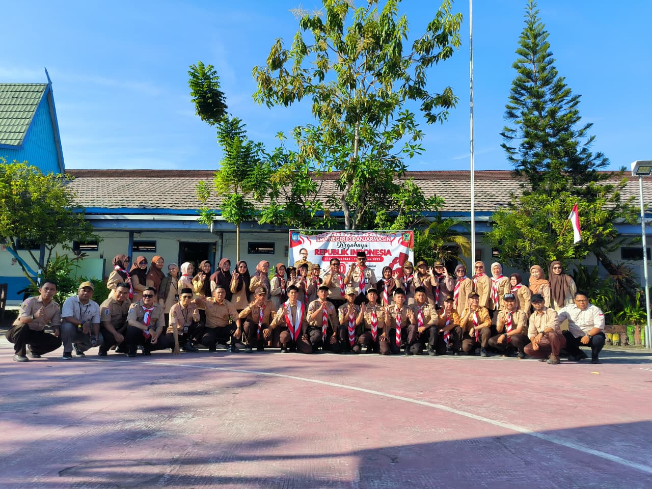Upacara Peringatan Hari Pramuka ke 64