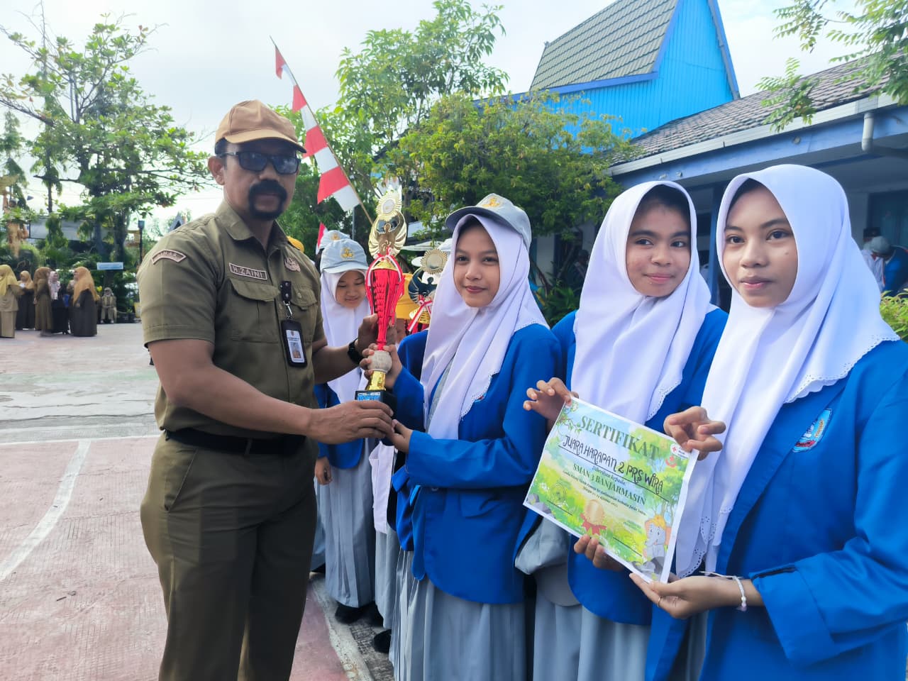 Lomba PMR di SMAN 11 Bjm Meraih Juara 1,2 & harapan