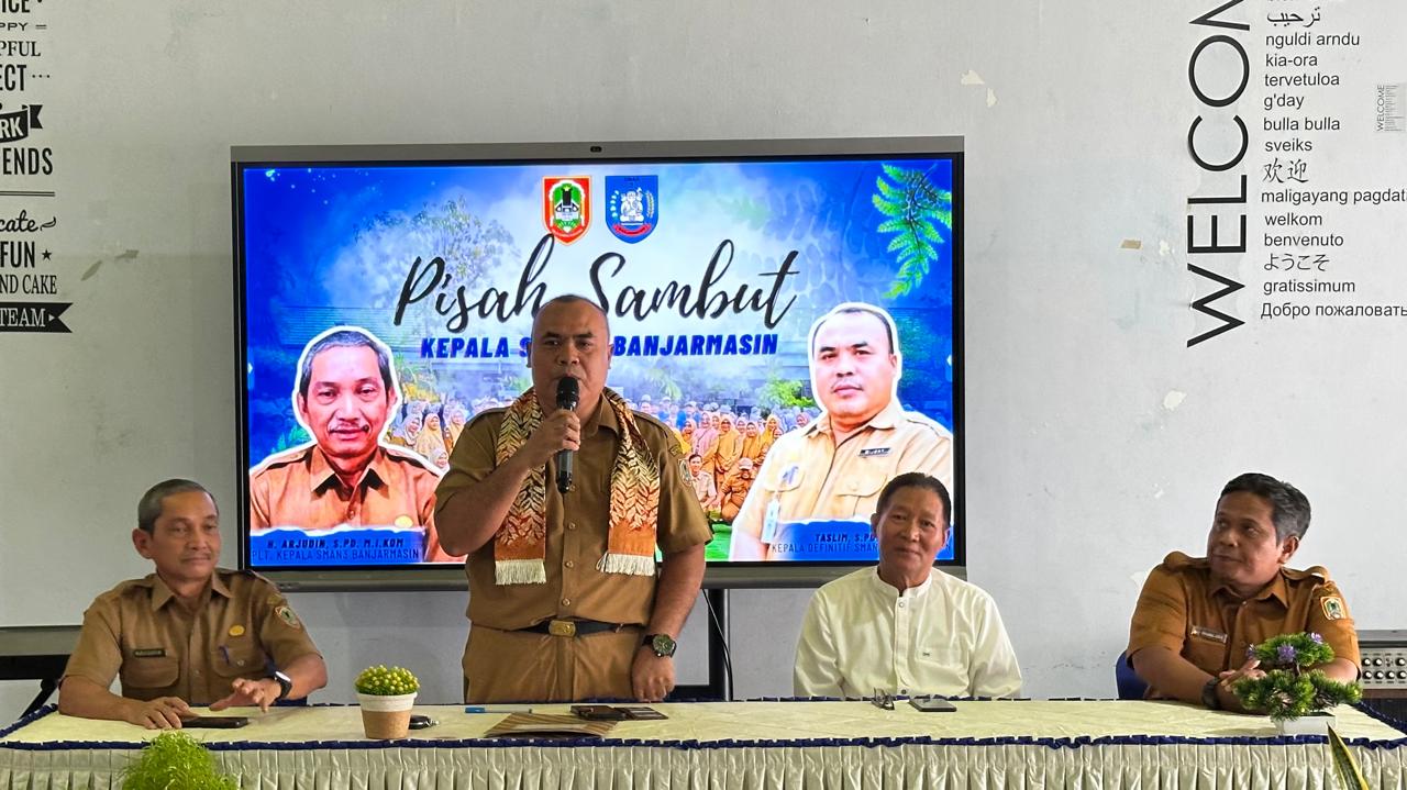 Pisah Sambut Kepala Sekolah SMAN 3 Banjarmasin